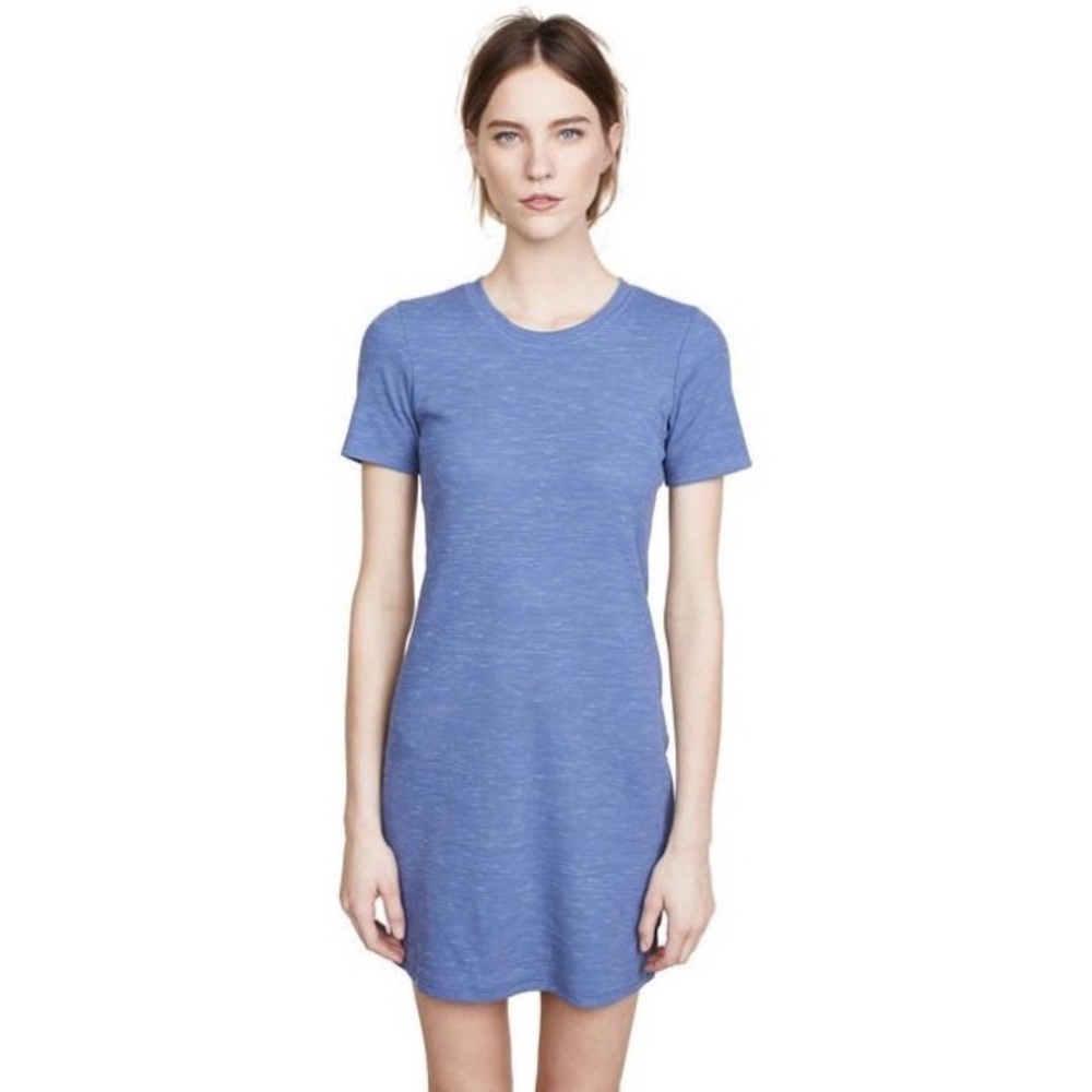 NWOT Theory Cherry Dress blue t-shirt dress knit